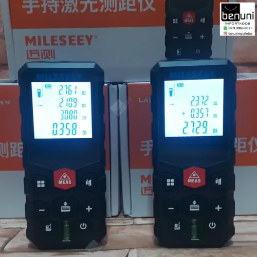 Trena Laser Profissional 40 Metros Mileseey - Ideal para Obras, Reformas e Medições Rápida