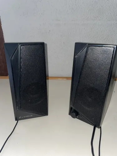 Alto-falantes de computador LENRUE, alto-falantes para PC alimentados por USB/USB-C com so