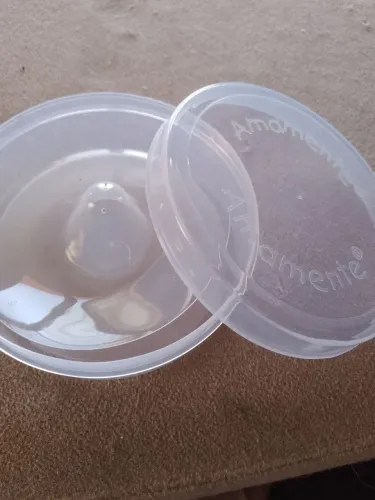 Bico de Silicone protetor de seio para amamentação