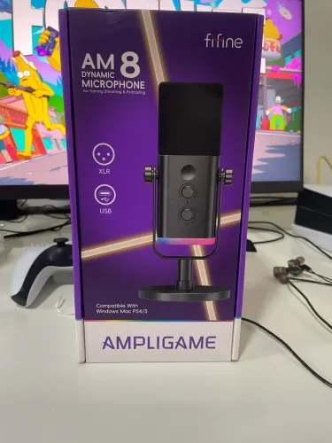 Microfone Fifine Am8 Branco