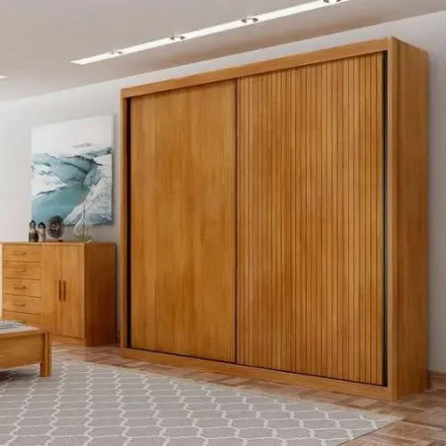 Guarda Roupa Casal Gold Ripado 100%MDF t443