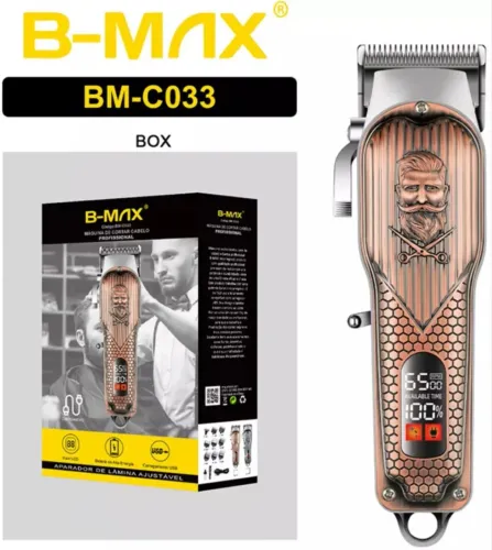 Máquina de Cortar Cabelo Profissional B-MAX BM-C033