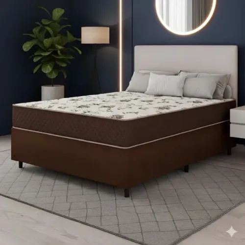 Conjunto base e colchão d33 casal