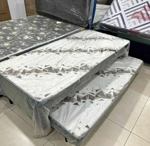 Cama Box Conjugada colchão Embutido Temos Casal Solteiro Bicama Base Box A partir 290,00
