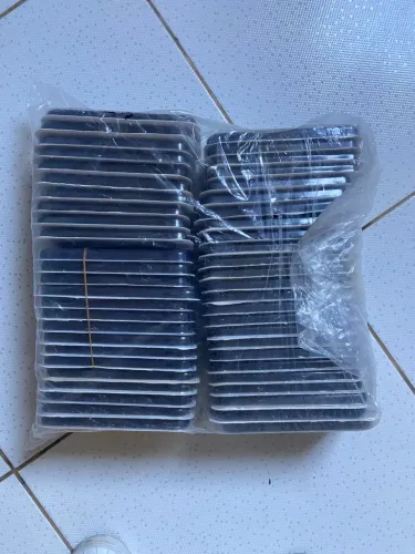 Lote de case/capa preta aveludada cartelada iPhone 7 até o 15 pro Max 