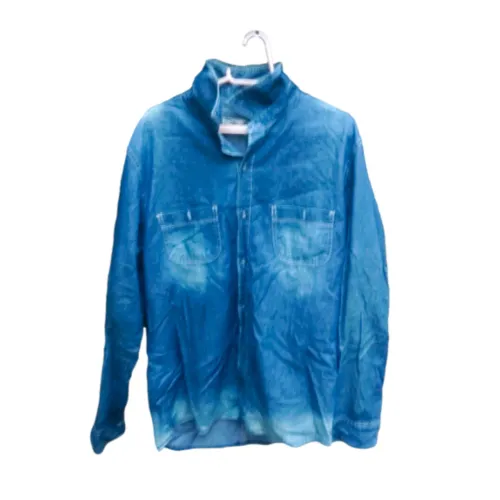 Camisa Jeans Mangas Longas