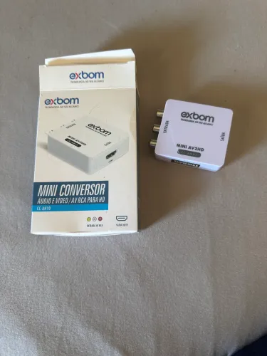 Mini conversor áudio e vidio/AV RCA PARA HD