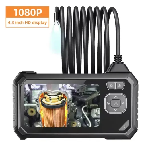 Câmera Endoscópica 1080P HD 5 Metros Endoscópio inspeçao ar condicionado carros industrial