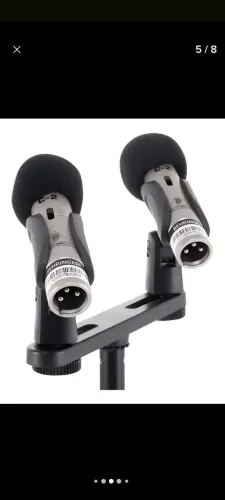 Microfone Condensador Beringer (1 Par) - Como Novos!