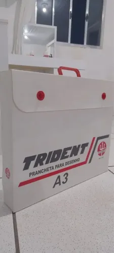 (ACEITO TROCA) Prancheta Para Desenho A3 Trident Régua Paralela