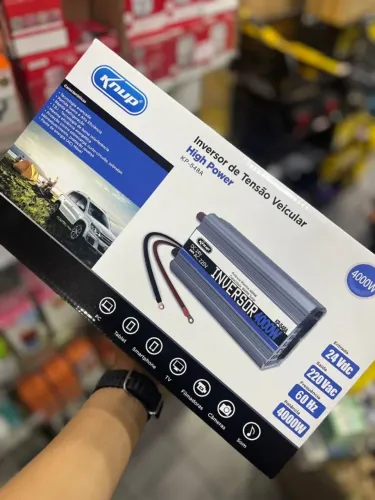 Inversor de Tensão Veicular 24V para 220V de 4.000W Knup