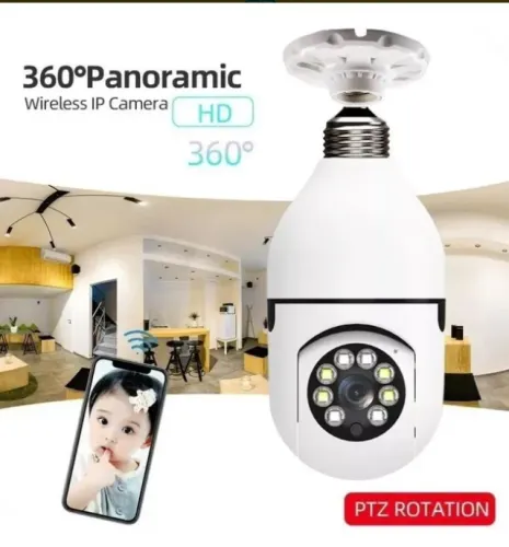 Câmera de segurança Wifi 360° - Nova - Entregamos - Garantia