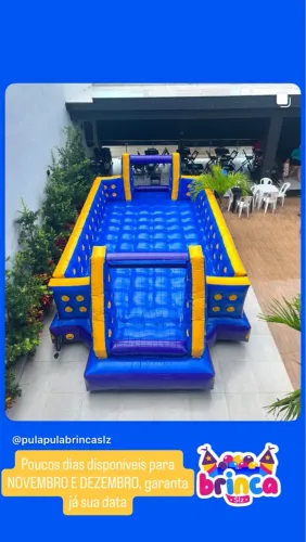 Aluguel futebol de Sabão 8x4