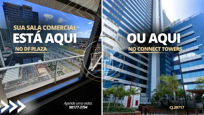 Salas Comerciais | DF Plaza ou Connect Towers | Locação