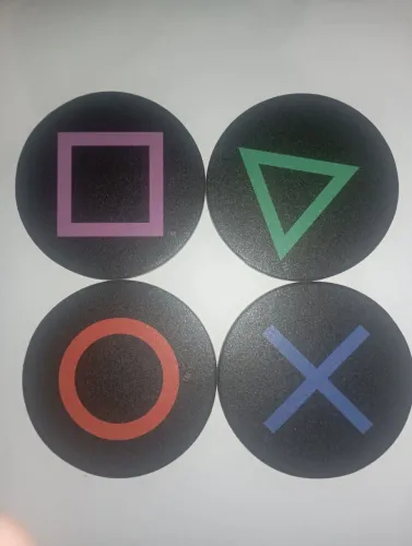 Jogo de 4 porta copos PlayStation