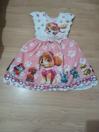Vestido infantil patrulha canina