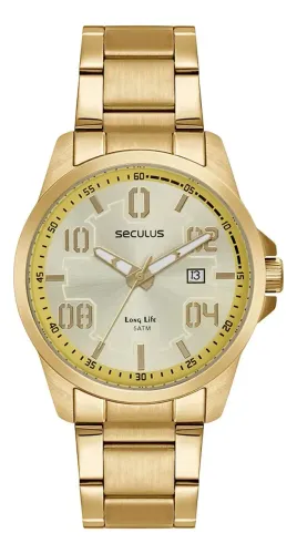 Relógio Seculus, novo, na caixa, Original, com nota fiscal e garantia do fabricante.