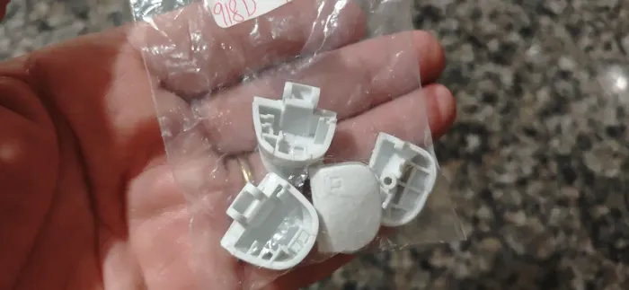 Botões R1,R2 e L1,L2 Branco Dualsense V2.0