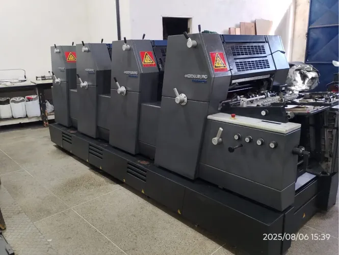 Impressora offset Heidelberg GTO 52-4 ano 2010