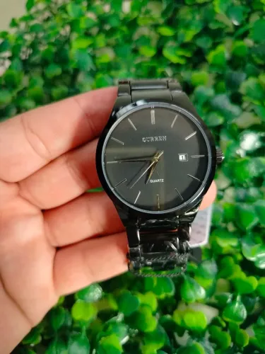 Relógio Curren Preto Elegante - Original