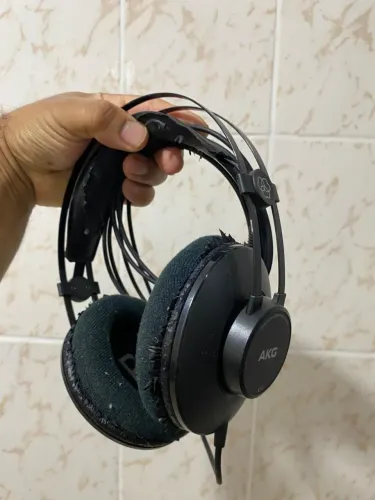 Fone Original AKG K52 Estúdio profissional Headphone Monitor 