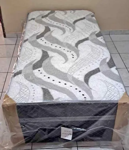 Cama Box solteiro com Colchão acoplado 