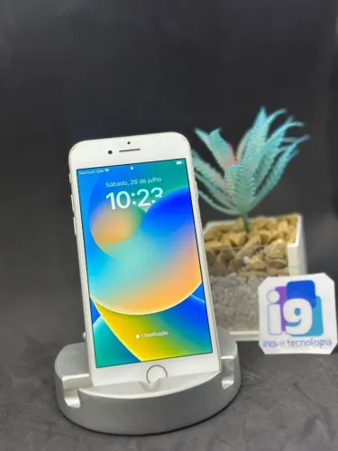 iPhone 8 Branco 64GB 87% saúde da bateria SEMI NOVO COM GARANTIA LOJA FISICA