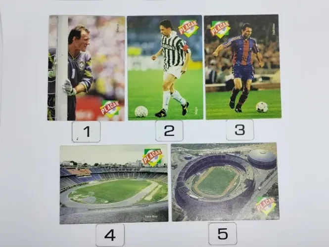 Kit Cards Placar - Anos 90