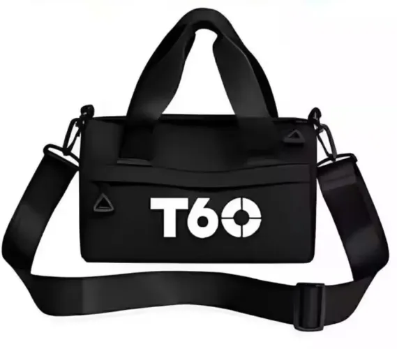Bolsa Academia Impermeável T60 Original Fitness Transversal Casual Masculino Feminino