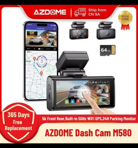 Câmera veicular AZDOME M580 seminova