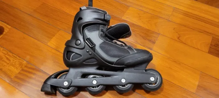 Kit Patins Completo Oxelo Preto - Pouquíssimo uso
