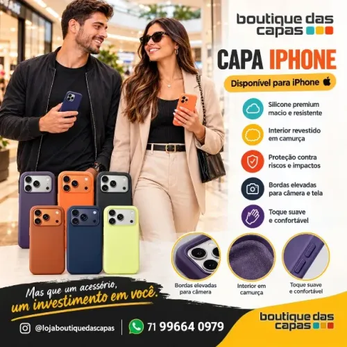CAPA CASE SILICONE CORES APPLE IPHONE XR 11 12 13 14 15 16 17 18 PRO MAX PLUS AIR