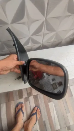 Retrovisor Manual Lado Esquerdo Fiat Uno 2016