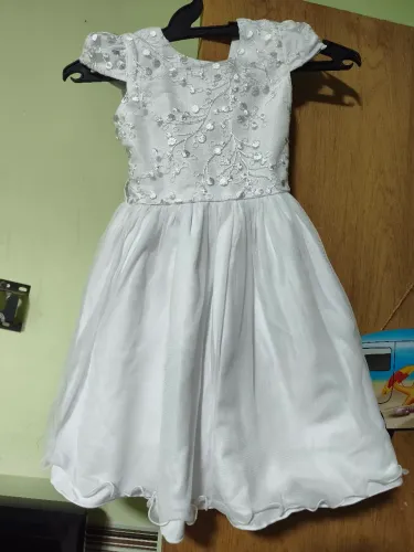 Vestido batismo, daminha