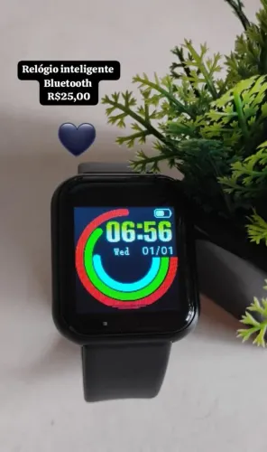 Relógio inteligente bluetooth! Leia o anúncio!
