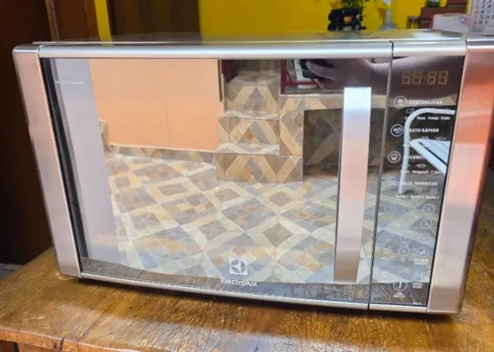Microondas Electrolux Blue Touch 31 Litros Inox