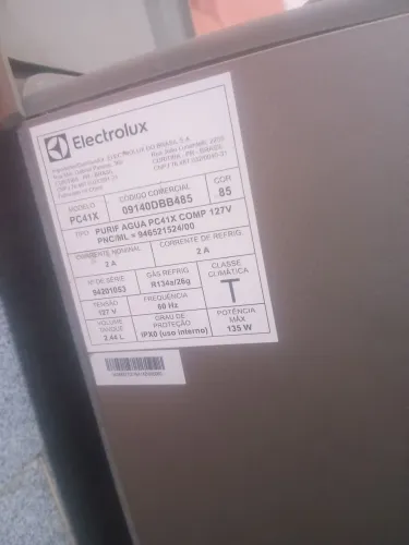 Filtro Eletrolux compressor 