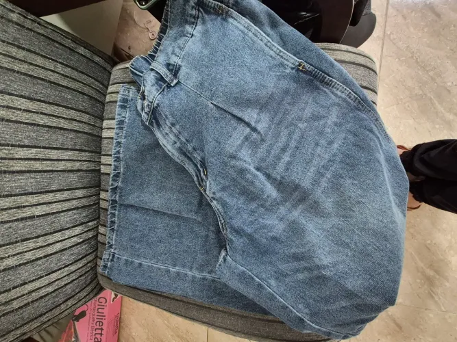 Calça jeans pantalona XL