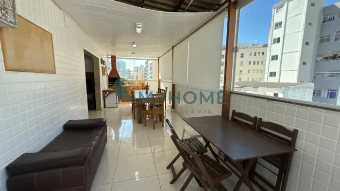Cobertura à venda de 150M² - 3 quartos e varanda gourmet - Centro - Guarapari ES