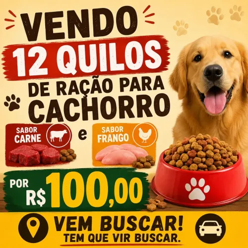 ? VENDE-SE RAÇÃO PARA CÃES