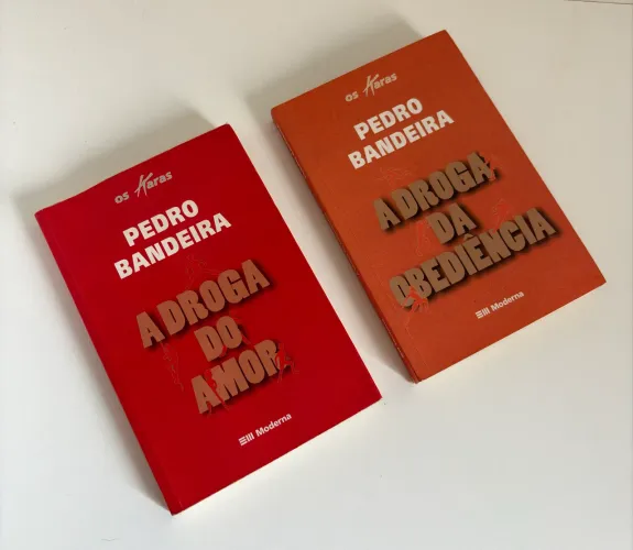 Livro A Droga do Amor e A Droga da Obediência - Pedro Bandeira