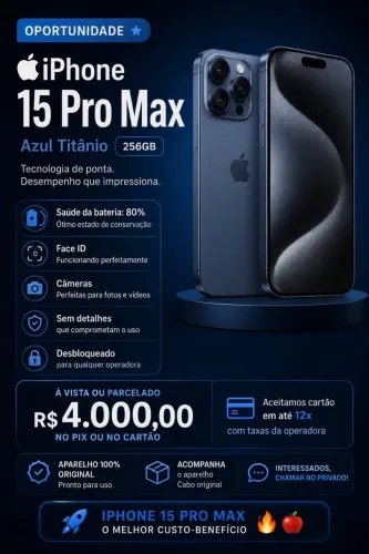 iPhone 15 Pro Max 256gb
