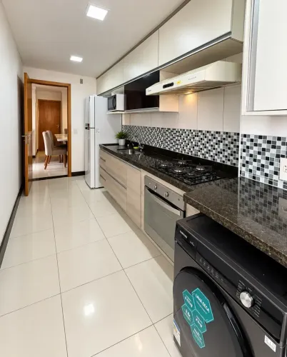 ALUGUEL APTO MOBILIADO 3 QUARTOS 1 SUITE 89 M2 COM VARANDA E LAZER COMPLETO IMPERDIVEL