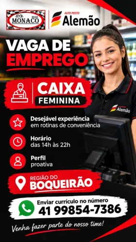 Vaga Caixa Feminina 
