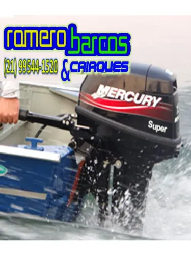 mercury 15 hp super zero pronta entrega motor de popa