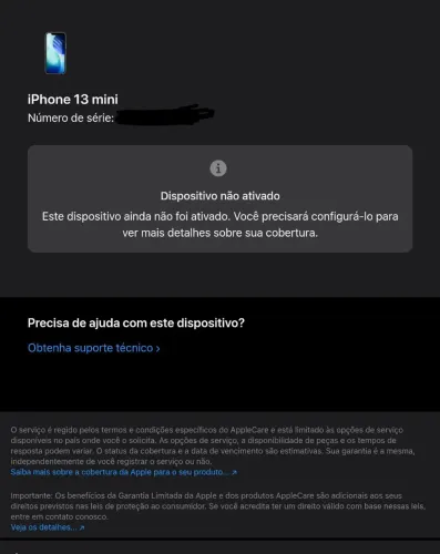 IPhone 13 MINI 256gb NOVO STARLIGHT