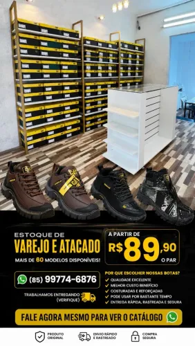 Botas cat - Novas na Caixa e costuradas