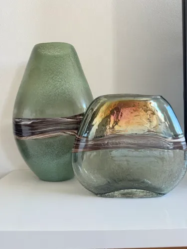 Dupla de vasos em cristal