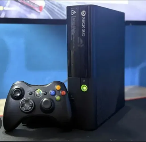 Console xbox 360 com hd de 500 com jogos