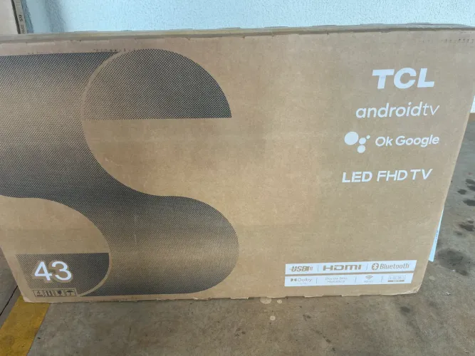 Tv led 43 polegadas TCL Android zera plástico garantia